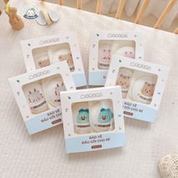 Hộp 2 Đệm Tất Gối Tập Bò Tập Đi Monona Bảo Vệ Đầu Gối Cho Bé Chất Liệu Xuất Hàn Cao Cấp An Toàn 1