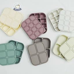 Khay trữ đông thực phẩm silicon cao cấp Bluemama cho bé và gia đình 5