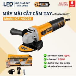 Máy mài cắt COOFIX CF-AG021 công suất 850W thiết kế nhỏ gọn dễ cầm nắm, hàng chất lượng phục vụ thợ công trình 1