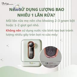 Bột Rửa Bình Sữa chuyên dụng dành cho Máy rửa bình sữa Agii 5