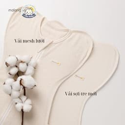 (Mẫu mới) Nhộng chũn organic Malang Honey Hàn quốc cho bé 5