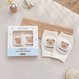 Hộp 2 Đệm Tất Gối Tập Bò Tập Đi Monona Bảo Vệ Đầu Gối Cho Bé Chất Liệu Xuất Hàn Cao Cấp An Toàn 4