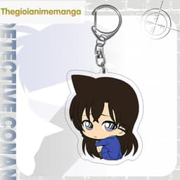 (mua 1 tặng 1) ( nhiều mẫu ) Móc khóa mica DETECTIVE CONAN Thám Tứ Lừng Danh hình in 2 mặt 5