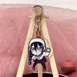 (mua 1 tặng 1) ( ÁP MẶT KÍNH ) Móc khóa JUJUTSU KAISEN Chú Thuật Hồi Chiến anime chibi mica trong acrylic xinh xắn 3