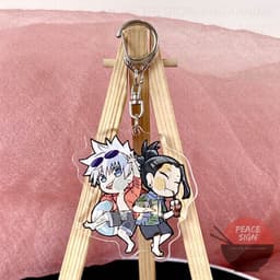 (mua 1 tặng 1) ( ÁP MẶT KÍNH ) Móc khóa JUJUTSU KAISEN Chú Thuật Hồi Chiến anime chibi mica trong acrylic xinh xắn 8