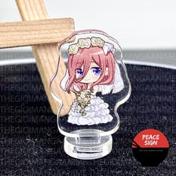 (mua 1 tặng 1) (3CM) Mô hình standee Gotoubun No Hanayome Nhà Có Năm Nàng Dâu nhiều mẫu chibi arcylic anime tiện lợi 4