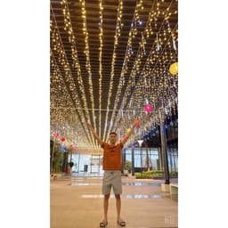 Đèn Led Mành Thả Rủ 6M 24 Sợi, 8m 32 sợi. 12 m 48 sợi  – Trang Trí Cafe, Ban Công, Tiệc Cưới 4