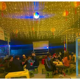 Đèn Led Mành Thả Rủ 6M 24 Sợi, 8m 32 sợi. 12 m 48 sợi  – Trang Trí Cafe, Ban Công, Tiệc Cưới 5