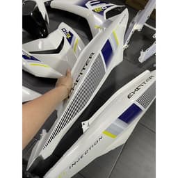 Dàn áo Exciter 150 trắng có tem 4