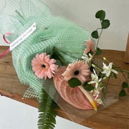 Giấy lưới vuông caro 5 yard gói hoa nhiều màu 4