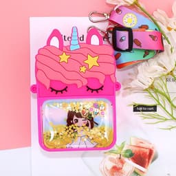 [Mới 2024] Túi xách silicon pop it kim sa hình pony kỳ lân đeo chéo thời trang đựng bao bì lì xì, mỹ phẩm 3