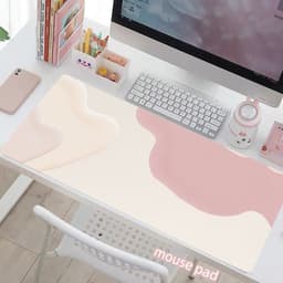 Tấm Lót Chuột Và Bàn Phím Bằng Da Không Thấm Nước Chống Trượt Phong Cách Bắc Âu 1