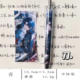 Bút bi viết in hình Genshin Impact  phụ kiện học tập game manga anime chibi quà tặng xinh xắn tiện lợi 7