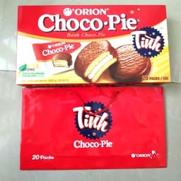 Bánh Chocopie/Custas trứng hộp 650g (20 cái) mẫu mới 5
