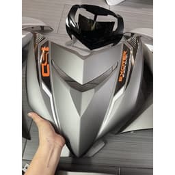 Dàn áo Exciter150 xám nhám cam 2
