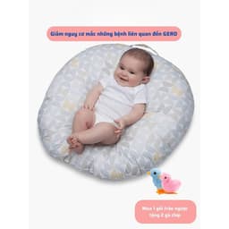 Gối đệm chống trào ngược cho bé gối chống trào ngược cho trẻ sơ sinh tặng kèm gối nhỏ cho bé gối chống trào 4