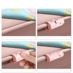 Kẹp cố định chăn ga chống trơn trượt, khóa vô hình không đánh dấu, dễ tăng ga gối, chống dịch chuyển 3