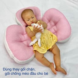 Gối bầu cánh tiên gối bà bầu và e bé, nâng đỡ bụng, hỗ trợ giảm đau lưng, dễ ngủ 2