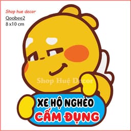 Qoobee sticker dán xe máy, laptop, điện thoại, đàn guitar, mũ bảo hiểm, vali chống nước tuyệt đối 6