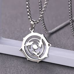 Vòng cổ SCARAMOUCHE GENSHIN IMPACT dây chuyền cosplay Wanderer game phụ kiện titan unisex thời trang 3