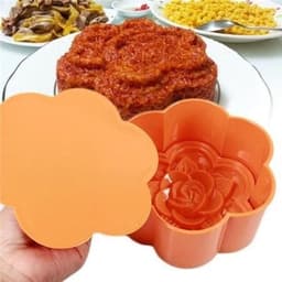 Bộ khuôn làm xôi Phúc Lộc Thọ Việt Nhật, Khuôn làm xôi cúng Hình hoa hồng, đầy tháng thôi nôi 6