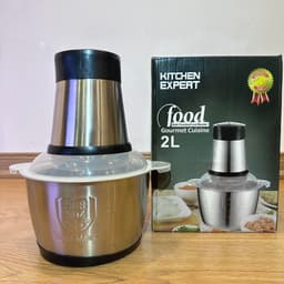 Máy Xay Đa Năng, Xay Thịt, Rau Củ Qủa, Dung Tích 2L, Cối Inox304 Bền Bỉ, Lưỡi Thép Không Rỉ 8