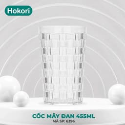 Combo 10 Cốc nhựa Mica cao cấp hình đan mây Việt Nhật plastic 380ml. 455ml bền đẹp sang trọng 9