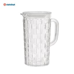 Combo 10 Cốc nhựa Mica cao cấp hình đan mây Việt Nhật plastic 380ml. 455ml bền đẹp sang trọng 7