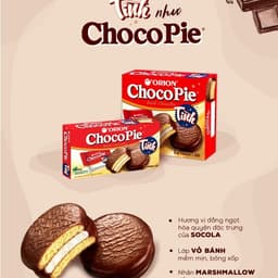 Bánh Chocopie/Custas trứng hộp 650g (20 cái) mẫu mới 4