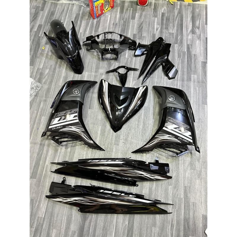Dàn áo Exciter 135 full đen LC135