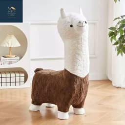 thú nhồi bông G.hế lạc đà Alpaca 110cm và 65cm decor trang trí phòng ngủ phòng khách 7