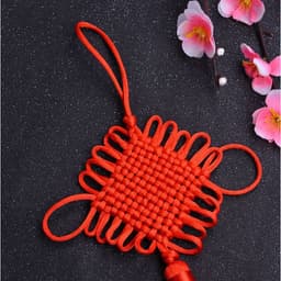 (BẢN NHỠ) Dây tua rua đồng tâm kết móc treo tết phong cách cổ trang Trung Quốc 3