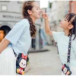 [Lớn, vừa điện thoại] Túi xách đeo chéo silicon hình mickey minnie thời trang dễ thương làm quà tặng 7