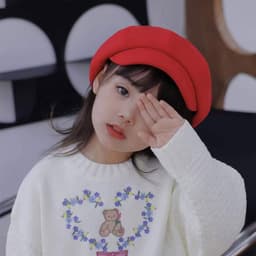 Mũ nồi cho bé BOOCEAN, Mũ nồi trẻ em dễ thương ấm áp, Len mềm nhiều màu cho trẻ em Mũ Newsboy bé trai bé gái 9