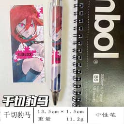 Bút bi viết in hình BLUE LOCK acrylic manga anime chibi quà tặng xinh xắn phụ kiện học tập tiện lợi 6