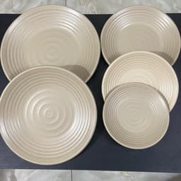 Combo 5 Đĩa nhựa tròn Thái hàng cao cấp Việt Nhật, đĩa đựng đồ ăn hoa quả phong cách sang trọng, quý phái. 6
