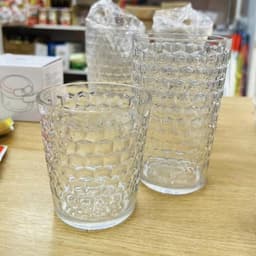 Combo 5,10 cốc nhựa mica trong tổ ong bền đẹp hàng cao cấp dung tích 300ml, 380 ml, 450ml Hokori VIỆT NHẬT. 6