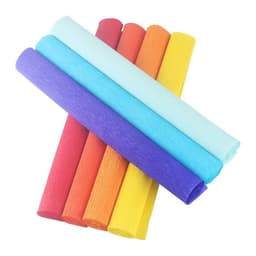 Cuộn giấy nhún, giấy nhăn làm hoa handmade 50x250 cm 7