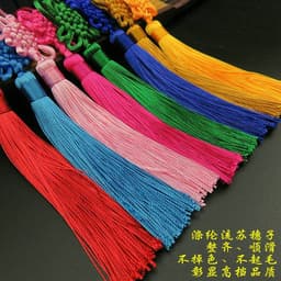 Dây Treo Đồng Tâm Kết Tua Rua Phong Cách Cổ Trang Trung Hoa Nhiều Màu 3