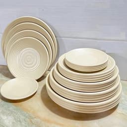 Combo 5 Đĩa nhựa tròn Thái hàng cao cấp Việt Nhật, đĩa đựng đồ ăn hoa quả phong cách sang trọng, quý phái. 1