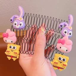 Sét 5 XƯỢC TÓC CHỐNG RỐI TÓC, DẠNG LÒ XO CHO BÉ HÌNH CON VẬT 9