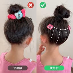 Sét 5 XƯỢC TÓC CHỐNG RỐI TÓC, DẠNG LÒ XO CHO BÉ HÌNH CON VẬT 4