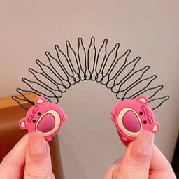 Sét 5 XƯỢC TÓC CHỐNG RỐI TÓC, DẠNG LÒ XO CHO BÉ HÌNH CON VẬT 6
