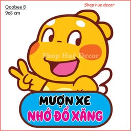 Qoobee sticker dán xe máy, laptop, điện thoại, đàn guitar, mũ bảo hiểm, vali chống nước tuyệt đối 7