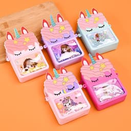 [Mới 2024] Túi xách silicon pop it kim sa hình pony kỳ lân đeo chéo thời trang đựng bao bì lì xì, mỹ phẩm 2