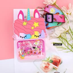 [Mới 2024] Túi xách silicon pop it kim sa hình pony kỳ lân đeo chéo thời trang đựng bao bì lì xì, mỹ phẩm 7