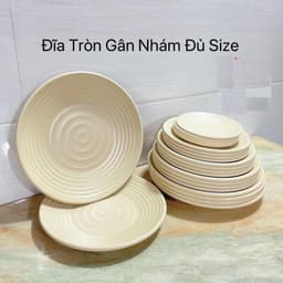 Combo 5 Đĩa nhựa tròn Thái hàng cao cấp Việt Nhật, đĩa đựng đồ ăn hoa quả phong cách sang trọng, quý phái. 8
