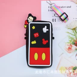 [Trung, vừa điện thoại] Túi đeo chéo silicon pop it hình mickey thời trang đựng bao lì xì, điện thoại, làm quà tặng 8