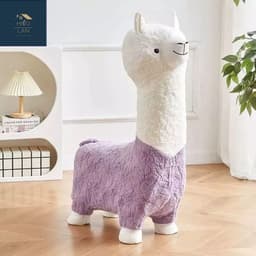 thú nhồi bông G.hế lạc đà Alpaca 110cm và 65cm decor trang trí phòng ngủ phòng khách 5