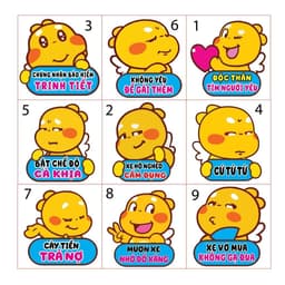 Qoobee sticker dán xe máy, laptop, điện thoại, đàn guitar, mũ bảo hiểm, vali chống nước tuyệt đối 1